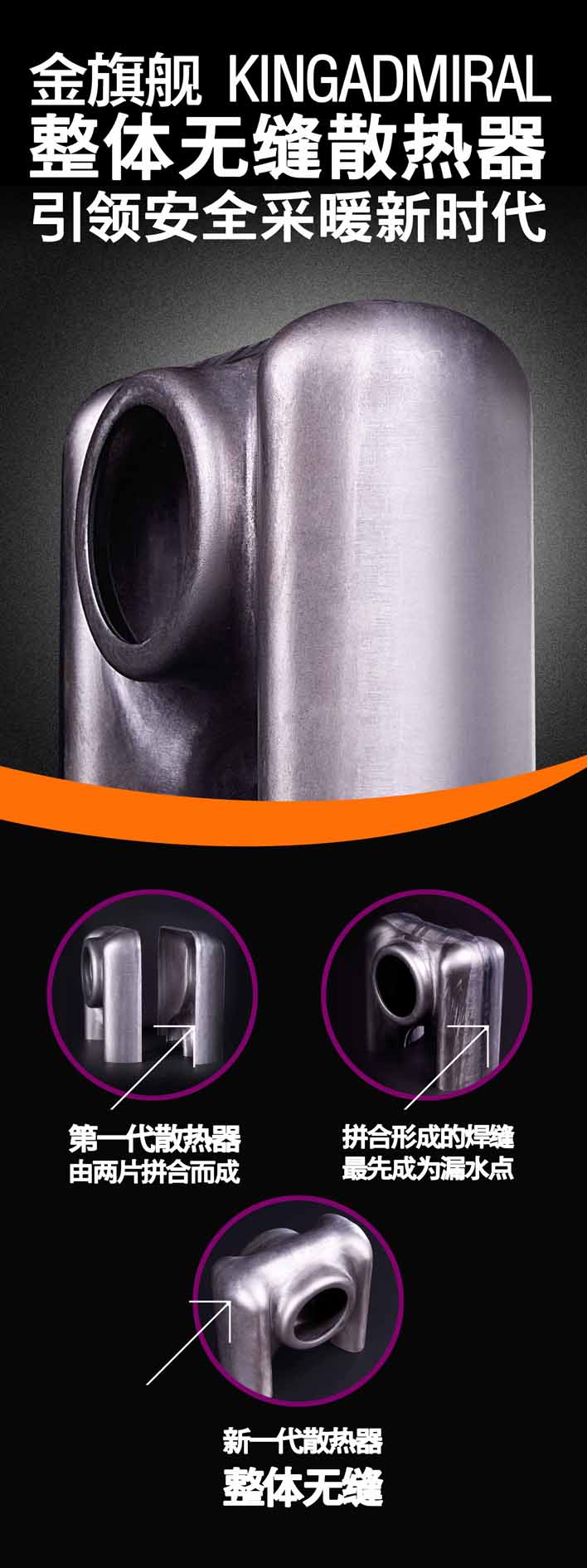 九游娱乐暖气片采用无缝焊接技术，确保安装质量使用年限